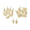 Brass Micro Pave Cubic Zirconia Pendants LS-KK-D339-02G-04-2