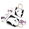 10Pcs Halloween Ghost Paper Candy Bags with Handles HAWE-PW0001-158-2