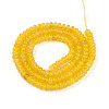 Dyed Natural White Jade Beads Strands G-T139-57A-01-2