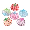 4-Hole Button Plastic Cabochons BUTT-V001-01-1