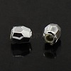 Plating Plastic Acrylic Faceted Round Beads PACR-L002-4mm-S-2