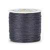 1 Roll Round Waxed Polyester Cords YC-PH0002-44A-1
