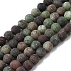 Natural Green Opal Beads Strands G-H045-A03-8MM-01-2