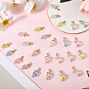 30Pcs Tulip Acrylic Locking Stitch Marker HJEW-SC0002-20-3