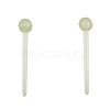 Plastic Tiny Ball Stud Earrings EJEW-N022-01D-1