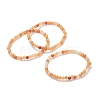 Natural Red Aventurine Beaded Stretch Bracelets BJEW-A117-A-24-1