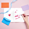 Colored Blank Mini Paper Envelopes DIY-PH0019-18-4