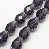 Glass Beads Strands EGLA-E010-10x15mm-16-1