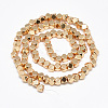 Electroplate Non-magnetic Synthetic Hematite Beads Strands G-Q465-31KC-2