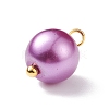 Glass Pearl Pendants PALLOY-JF01880-02-4