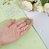 60Pcs 3 Styles 304 Stainless Steel Leverback Earring Findings STAS-BBC0008-30B-3