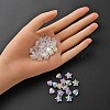 30OPcs 2 Style Eco-Friendly Transparent Acrylic Beads TACR-YW0001-71-5