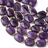 Natural Amethyst Beads Strands G-L654-J01-01-4