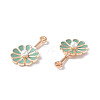 Alloy Enamel Pendants PALLOY-F288-02D-3