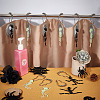 Iron Shower Curtain Rings for Bathroom HJEW-PH01855-4