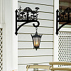 Iron Hanging Plant Hanger Bracket HJEW-WH0095-006-7