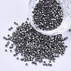 Electroplate Cylinder Seed Beads SEED-Q036-02A-B03-1