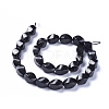 Natural Shungite Beads Strands G-L505-41-2