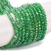 Baking Electroplate Glass Beads Strands DGLA-A039-J4mm-B03-1
