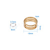 Iron Close but Unsoldered Jump Rings IFIN-PH0001-8mm-13S-3