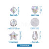 Transparent Acrylic Beads TACR-TA0001-11-17