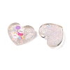 Printed Translucent Epoxy Resin Cabochons RESI-XCP0002-63B-2