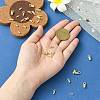 30Pcs 3 Styles Brass Cord End FIND-CJ0004-61-5