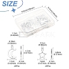 50Pcs 2 Styles Tibetan Style Alloy Charms TIBEP-FS0001-29AS-4