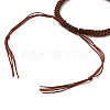 Adjustable Nylon Cord Braided Bead Bracelet Sets BJEW-JB05551-4