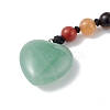 7 Chakra Gemstone Beads Keychain KEYC-F036-02B-2