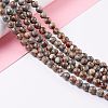 Natural Aqua Terra Jasper Beads Strands G-K317-A02-2