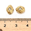 304 Stainless Steel Rhinestone Bead STAS-U047-08G-3