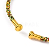 Braided Carbon Steel Wire Bracelet Making MAK-A017-B57-3