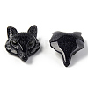 Synthetic Blue Goldstone Pendants G-R478-005A-2