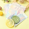 Rectangle Zip Top Plastic Glitter Holographic Bags OPP-YW0001-03C-5