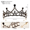 Alloy Rhinestone Hair Bands  for Woman Girls PW-WGA69DD-18-1