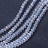 Electroplate Glass Beads Strands EGLA-A034-T6mm-B02-1