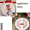 Mega Pet 10Pcs 5 Style Christmas Theme Alloy Enamel Napkin Rings AJEW-MP0001-31-6
