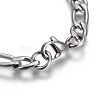 304 Stainless Steel Figaro Chain Bracelets BJEW-L637-04B-P-3