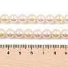 Baking Painted Pearlized Glass Pearl Round Bead Strands PEAR-H019-02C-07-2