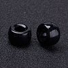 Opaque Acrylic European Beads X-PL338-45-4