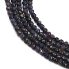 Natural Sapphire Beads Strands G-G204-A01-3.5mm-4