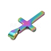 Ion Plating(IP) 304 Stainless Steel Pendants STAS-H389-13M-2