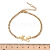 304 Stainless Steel Link Bracelets BJEW-Z107-01G-5