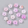 Frosted Transparent Acrylic Beads OACR-N137-72D-2