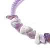 Adjustable Natural Gemstone Braided Bracelets for Women BJEW-JB10997-02-3