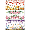 3 Sheets 3 Styles PVC Waterproof Decorative Stickers DIY-WH0404-068-1