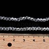Electroplate Transparent Glass Beads Strands EGLA-A035-T3mm-A19-4