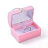 Lady Bag with Bear Shape Velvet Jewelry Boxes VBOX-L002-E03-4