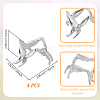 Alloy Crystal Ball Holders ODIS-WH0007-59B-P-2